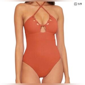 Becca Pucker Up Candice One Piece swim suit size S